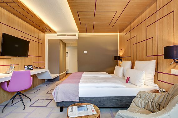 Hochwertige Betten gehören im FourSide zur Ausstattung eines jeden Zimmers